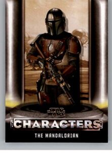 2020 topps star wars the mandalorian season 1 characters #c-1 the mandalorian official disney channel series trading card
