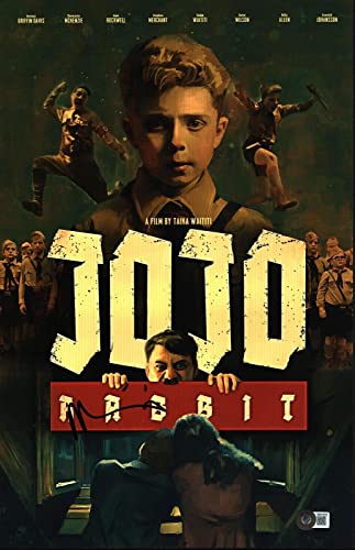 Taika Waititi Signed Autograph Jojo Rabbit Movie Poster 11X17 Photo Beckett COA