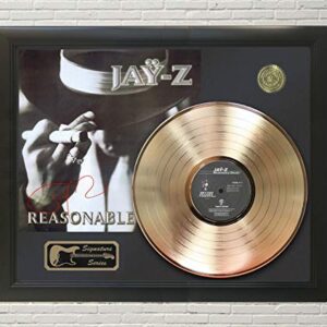 Jay Z – Reasonable Doubt Framed Signature LP Record Display M4