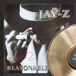 Jay Z – Reasonable Doubt Framed Signature LP Record Display M4