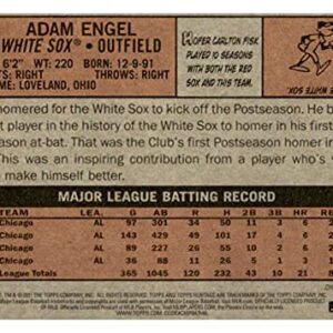 2021 Topps Heritage #376 Adam Engel Chicago White Sox Baseball Card