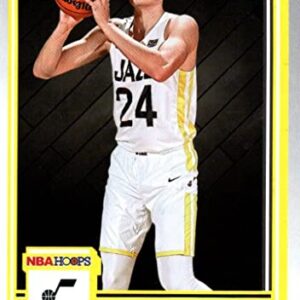 Walker Kessler NBA Hoops Yellow Parallel Rookie Card Collectible Basketball Card - 2022 Panini Hoops Basketball Card #252 (Jazz) Free Shipping