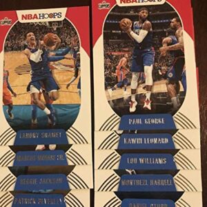 Los Angeles Clippers 2020 2021 Hoops Factory Sealed Team Set with Daniel Oturu Rookie card