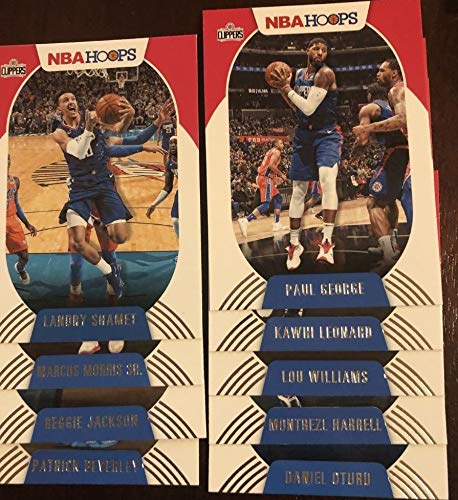 Los Angeles Clippers 2020 2021 Hoops Factory Sealed Team Set with Daniel Oturu Rookie card