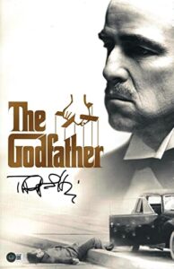 talia shire signed autograph the godfather movie poster 11x17 photo beckett coa