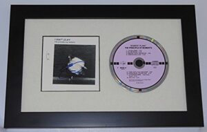 robert plant the principle of moments beautiful signed autographed music cd cover custom framed display loa