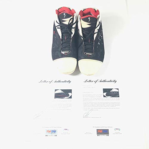 Dwyane Wade Player Exclusive Signed Shoes PSA/DNA LOA Miami Heat PE - Autographed NBA Sneakers