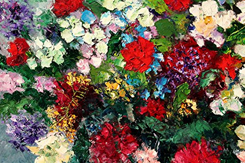 (SOLD) Bounteous Blooms - HUGE floral still life by Andre Dluhos