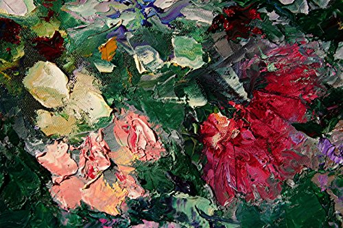 (SOLD) Bounteous Blooms - HUGE floral still life by Andre Dluhos