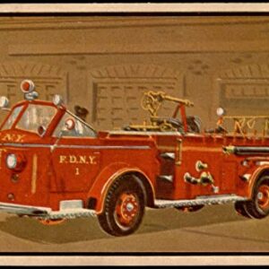 1953 Bowman Firefighters # 12 Modern Pumping Engine - American LaFrance (Card) GOOD
