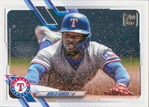 2021 topps update #us304 adolis garcia nm-mt texas rangers baseball