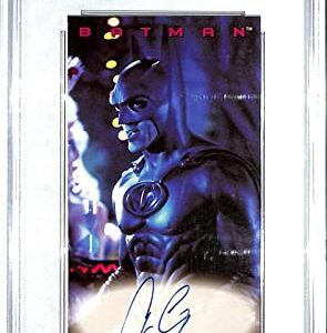 GEORGE CLOONEY Signed Auto 1997 Fleer Skybox Batman & Robin Card PSA/DNA Slabbed