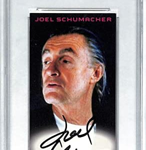 JOEL SCHUMACHER Signed 1997 Skybox Batman & Robin Director Card PSA/DNA Slab