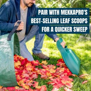 MEKKAPRO Big Gulp Leaf Garden Bag, 2-Pack with Reinforced Handles, 53 Gallon, Flat Reusable Yard Waste Bags, Lawn Pool Garden Waste Bag, Gardening Bags, Leaf Bag Lawn Bags