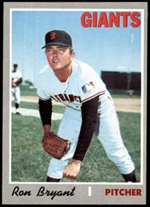 1970 topps # 433 ron bryant san francisco giants (baseball card) ex/mt giants