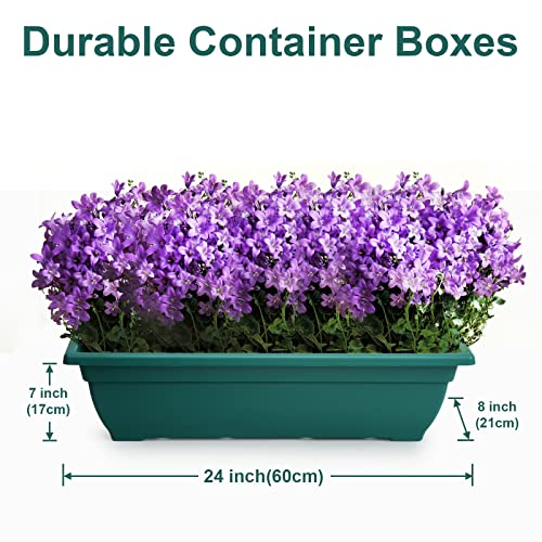 EDOSTORY 4.5 FT Height Vertical Garden Planter Removable Pale Green Raised Bed Box with 5 Container Boxes,Digging Claw Gloves,Trowel,Purning Shears for Outdoor Vegetables Flowers