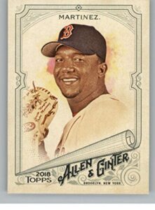 2018 topps allen and ginter #99 pedro martinez red sox baseball card