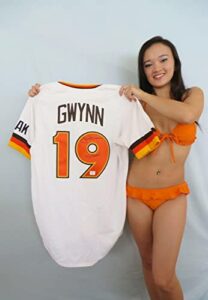 tony gwynn signed 1984 sd padres mitchell and ness jersey inscribed mr padre jsa – autographed mlb jerseys