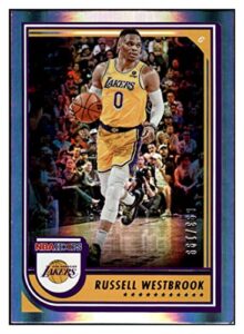russell westbrook 2022-23 panini hoops premium foil /199#172 nm+-mt+ nba basketball lakers