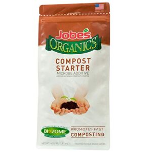 jobe’s organics 09926 fast acting fertilizer compost starter, 4 pound