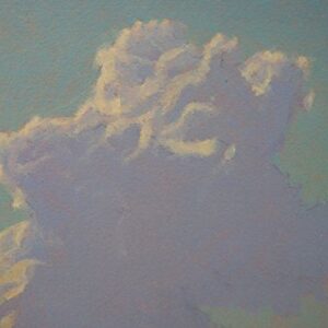 Island Cloud by Glenn Renell, Original Oil on Panel, 11" x 10"