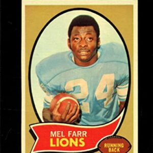 1970 TOPPS #52 MEL FARR VGEX (RC) LIONS