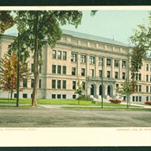 Springfield Massachusetts High School UDB 1905 Postcard