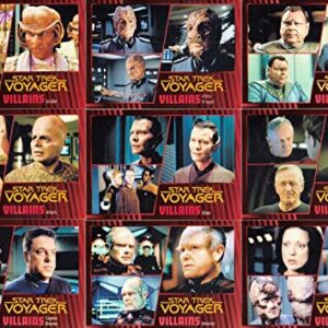 2015 Star Trek Voyager Heroes & Villains Complete Set all 99 cards