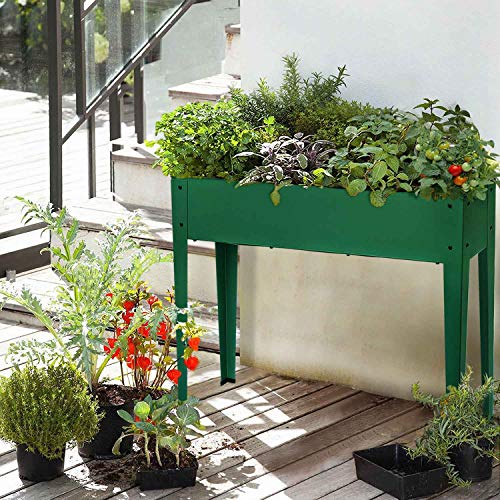 Raised Garden Bed for Vegetables Elevated Planter Box with Legs Outdoor Patio Flower Herb Container Gardening