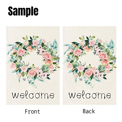 Personalized Garden Flag Outside 12x18 Custom Flag DIY Your Own Logo/Design/Words Home Flags Double Sided Custom Yard Flags Banners