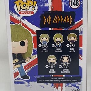 Rick Savage Signed Autographed Def Leppard Funko Pop Rocks Figure Beckett COA