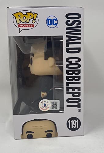 Colin Farrell Signed Penguin The Batman Funko Pop Oswald Cobblepot Beckett COA