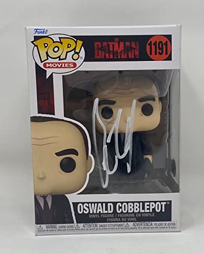 Colin Farrell Signed Penguin The Batman Funko Pop Oswald Cobblepot Beckett COA