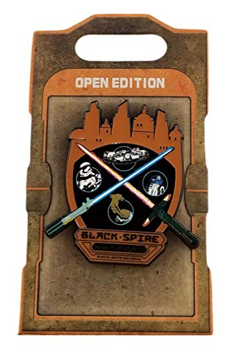 Disney Pin - Star Wars Galaxy's Edge - Black Spire Outpost - Crossed Lightsabers