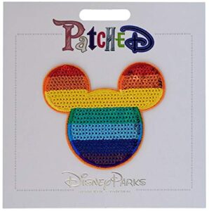 disney parks – patched – rainbow pride mickey icon