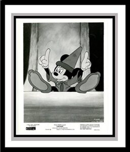 “fantasia” lobby card publicity still – walt disney mickey mouse as the sorcerer’s apprentice