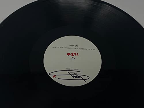 Eminem Signed Music To Be Murdered By 12" Vinyl Record Test Pressing 221/400 COA