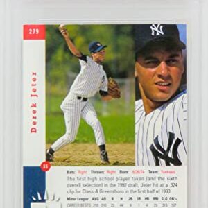 Derek Jeter (New York Yankees) 1993 SP Foil Baseball RC Rookie Card #279 (PSA 8 NM-MT) (L)