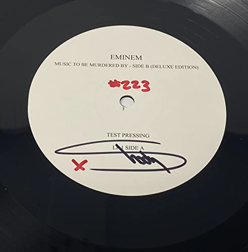 Eminem Signed Music To Be Murdered By 12" Vinyl Record Test Pressing 223/400 COA