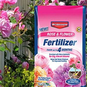 BioAdvanced Rose & Flower Fertilizer, Granules, 4 lb