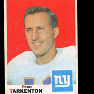 Football NFL 1969 Topps #150 Fran Tarkenton VG NY Giants