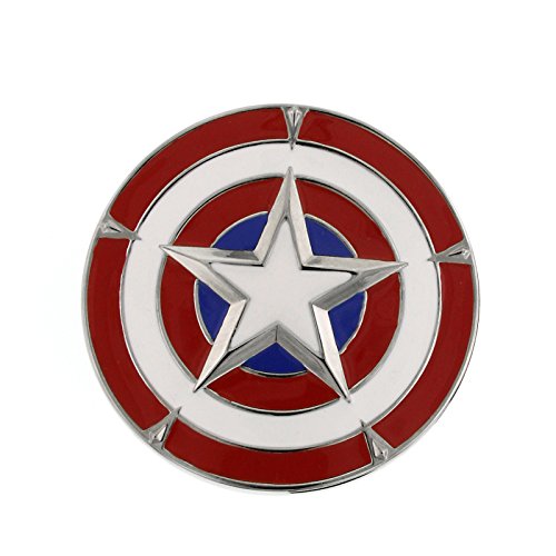 Captain America Shield Belt Buckle Red / White / Blue Officially Licensed by MARVEL + Comic Con Exclusive