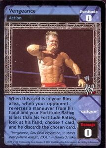 wrestling wwe raw deal vengeance ccg 2004 prototype promo card chris benoit wwf