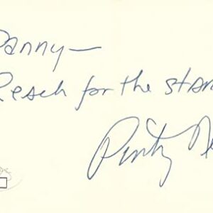 George Pinky Nelson NASA Astronaut Signed 3x5 Index Card with JSA COA