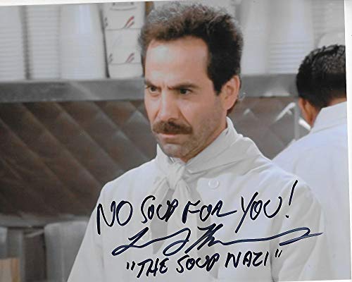 Larry Thomas Seinfeld Soup Nazi Original Autographed 8X10 Photo #10