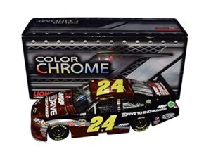 autographed 2012 jeff gordon #24 aarp drive to end hunger racing color chrome rare signed 1/24 scale nascar diecast car with coa (#310 of only 723 produced)