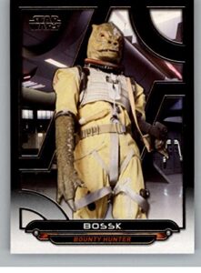 2017 topps star wars galactic files reborn trading card #esb-4 bossk