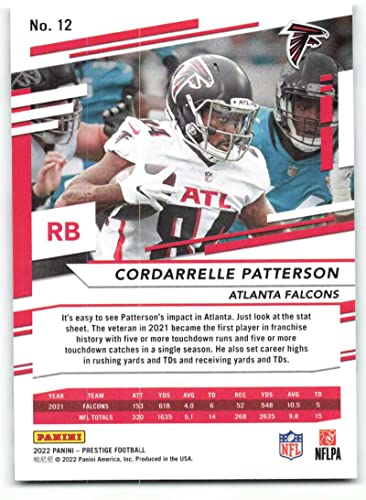 CORDARRELLE PATTERSON 2022 Panini Prestige #12 NM+-MT+ NFL Football Falcons