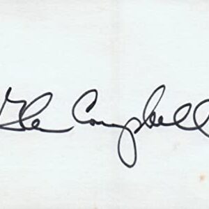 Glen Campbell Singer Musician Signed 3x5 Index Card with JSA COA