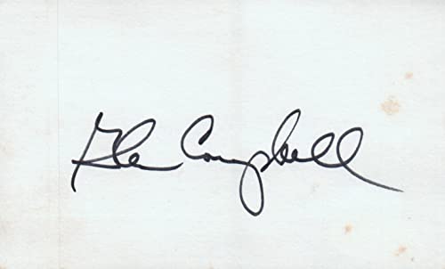 Glen Campbell Singer Musician Signed 3x5 Index Card with JSA COA